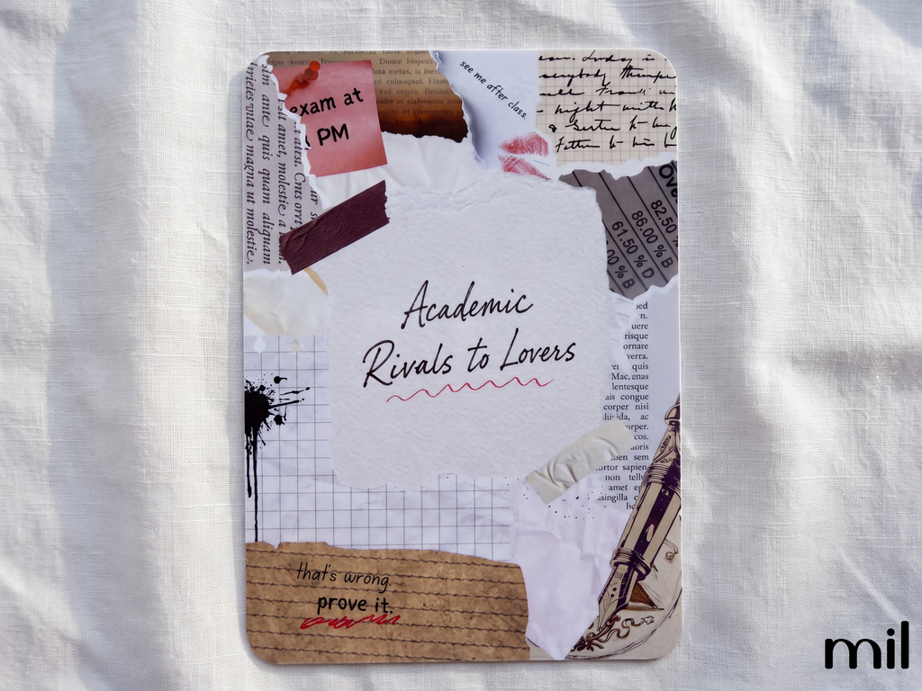 Rivals to Lovers Academia Romance Trope Kindle Insert