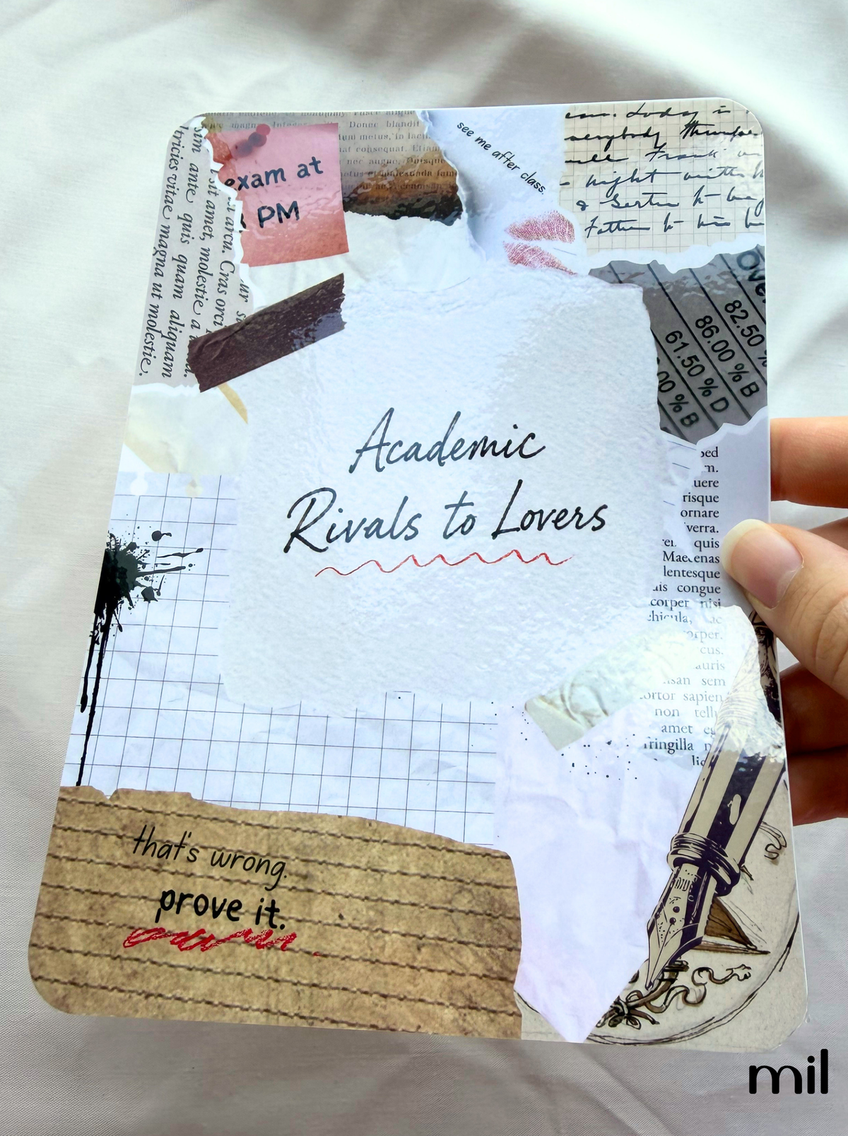 Rivals to Lovers Academia Romance Trope Kindle Insert