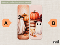 Ghost Pumpkin Themed Bookish Bookmarks