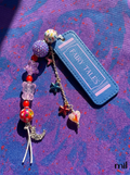 Handmade Beaded Leather Fairy Tale Bookmark