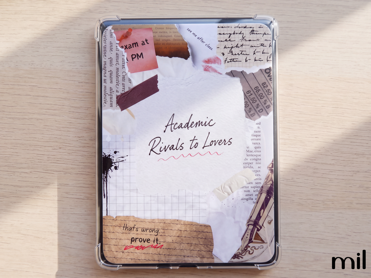 Rivals to Lovers Academia Romance Trope Kindle Insert