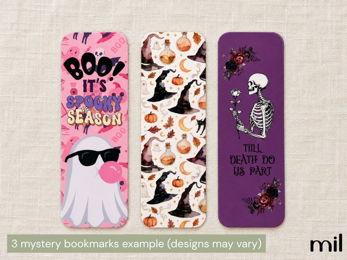Mystery Halloween Bookmarks Bundle
