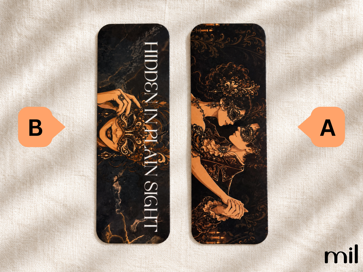 Masquerade Ball Romantic Trope Bookmark Set