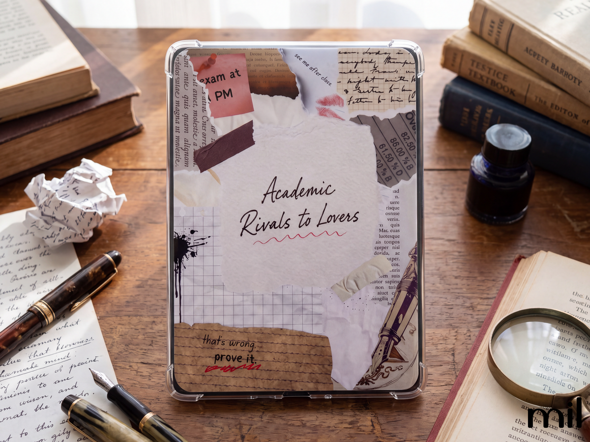 Rivals to Lovers Academia Romance Trope Kindle Insert