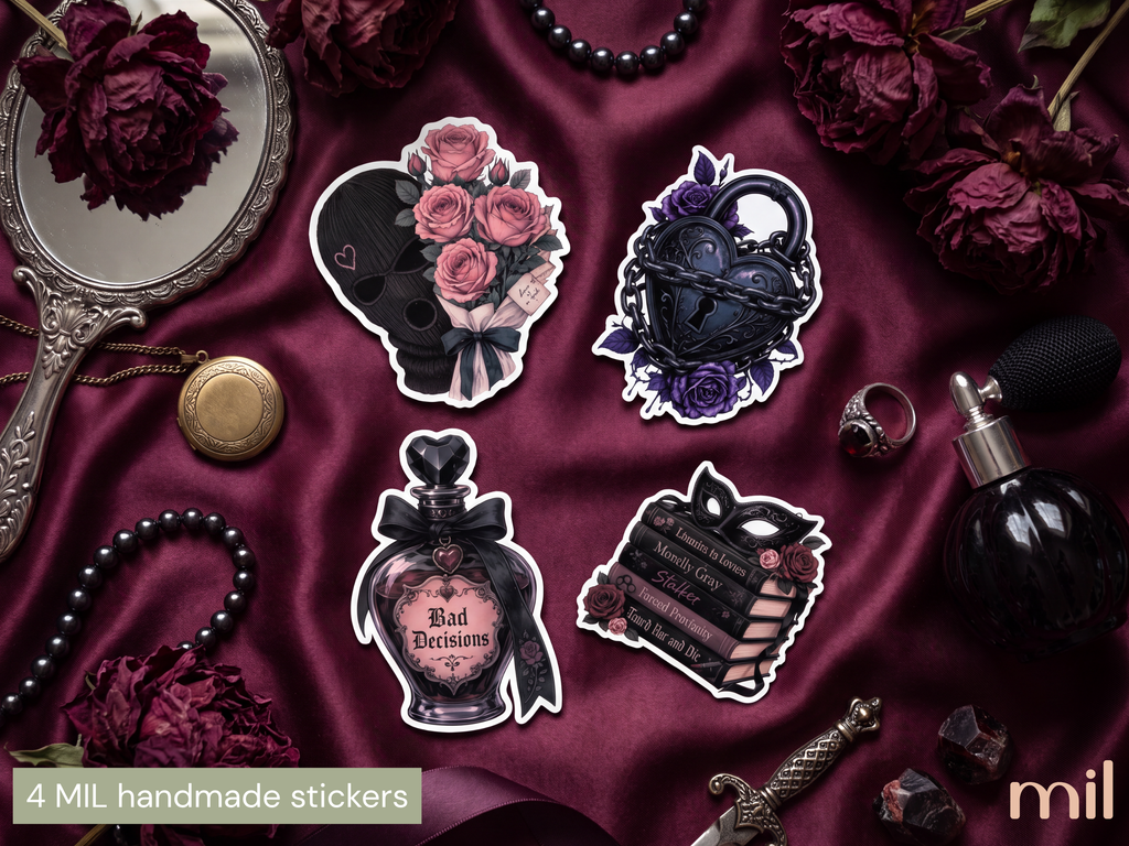 Dark Romance Kindle Insert and Accessories Bookish Bundle