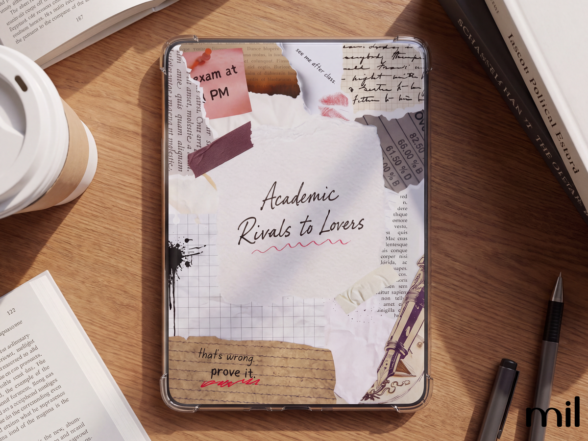 Rivals to Lovers Academia Romance Trope Kindle Insert