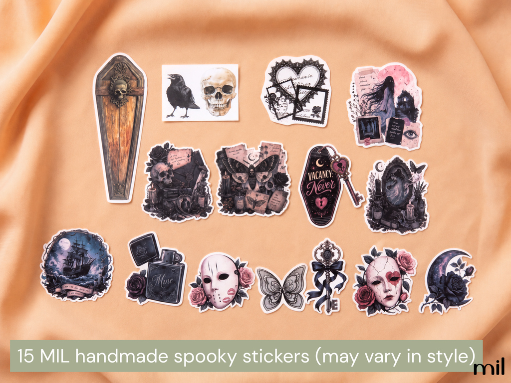 Halloween Junk Journal Scrapbooking Ephemera Bundle