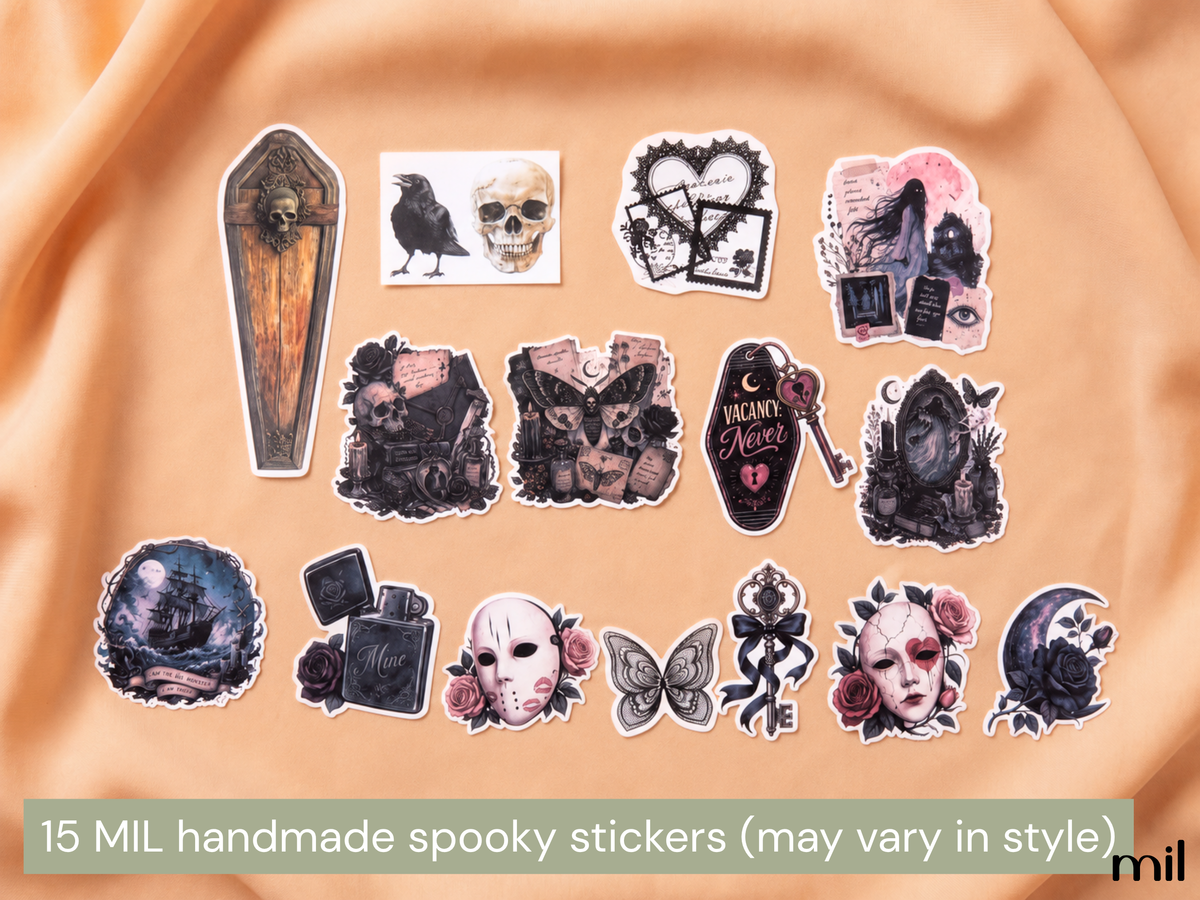 Halloween Junk Journal Scrapbooking Ephemera Bundle