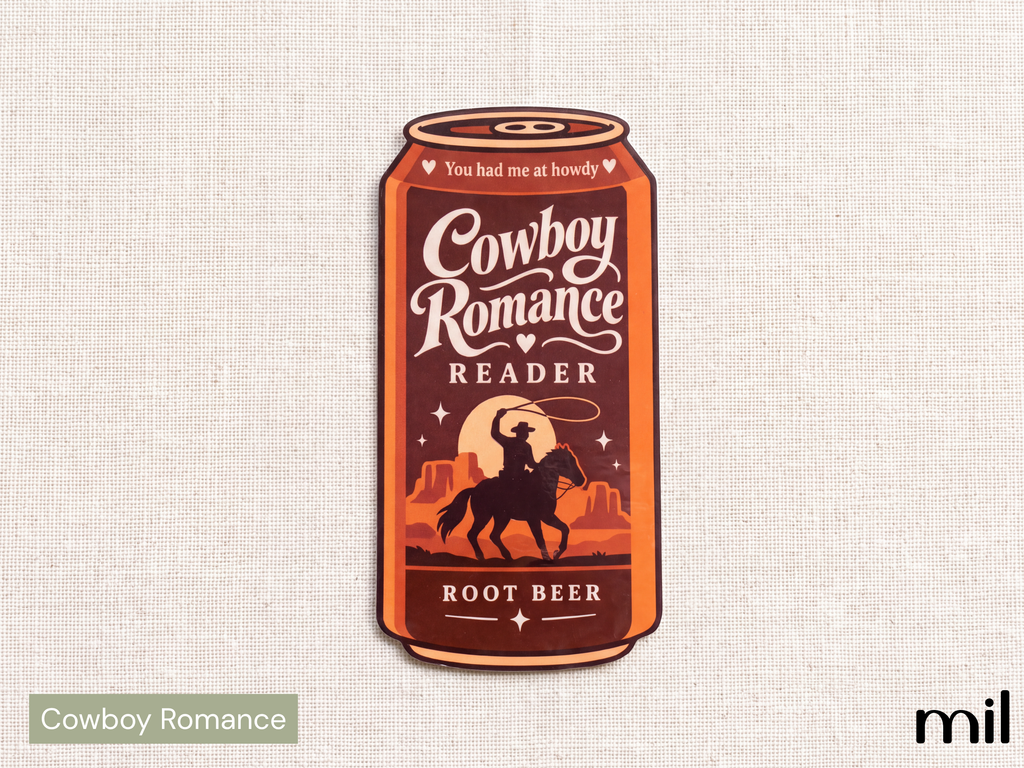Marque-pages sur le thème de la romance « style canette de soda »