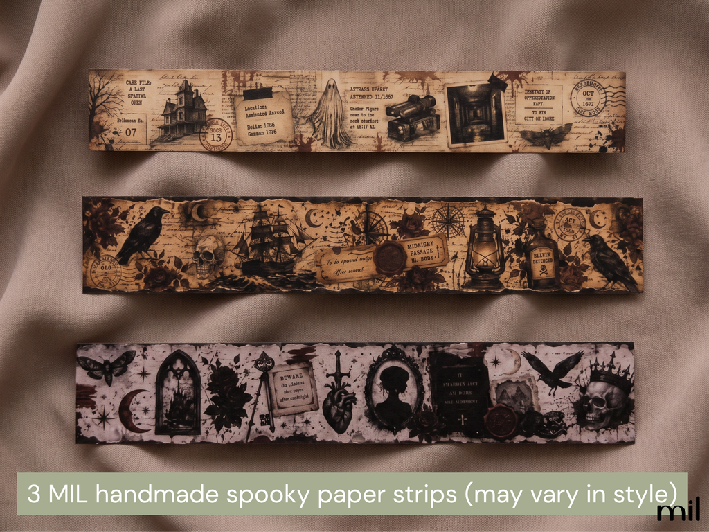Halloween Junk Journal Scrapbooking Ephemera Bundle