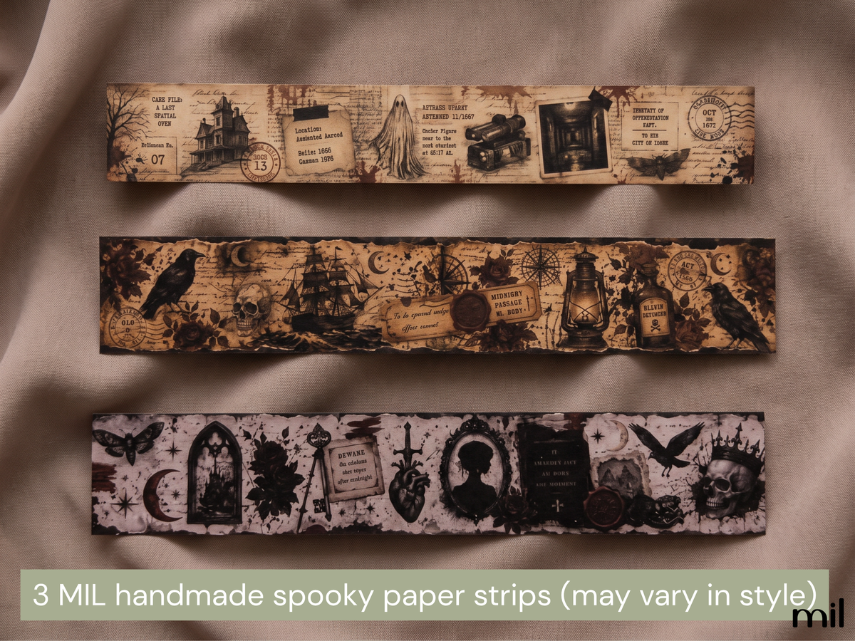 Halloween Junk Journal Scrapbooking Ephemera Bundle