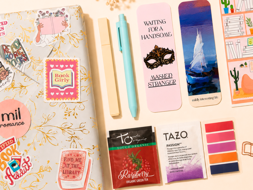 Blind Date With a Book: Surprise Me | Any Genre Book Gift Box With Bookish Accessories