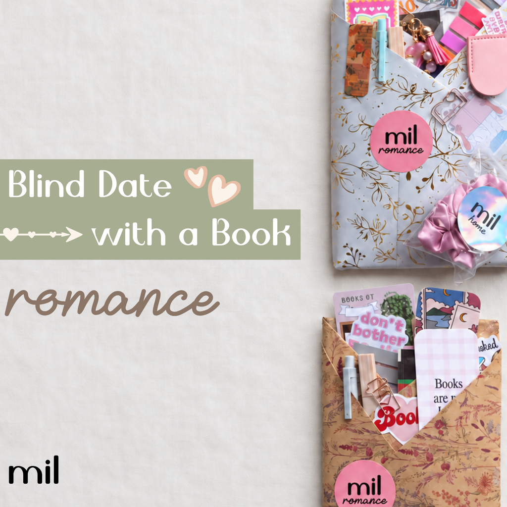 Blind Date With a Book: Romance | Romance Novel Gift Box With Bookish Accessories