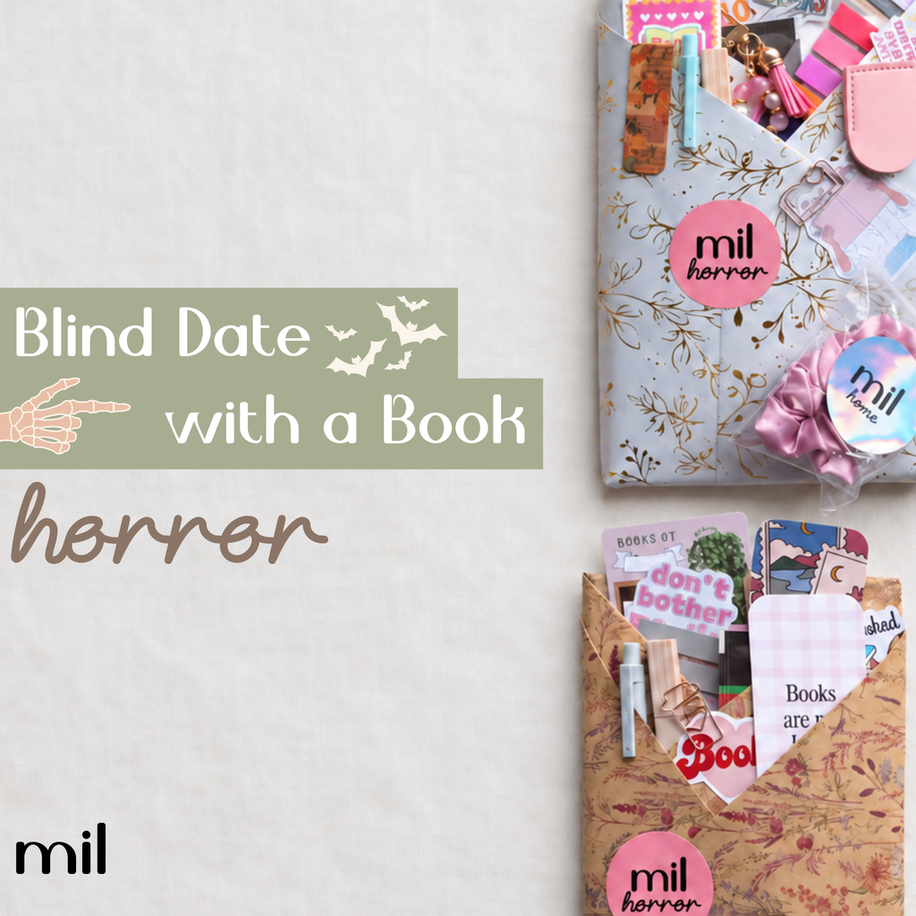 Blind Date With a Book: Horror | Horror Novel Gift Box With Bookish Accessories