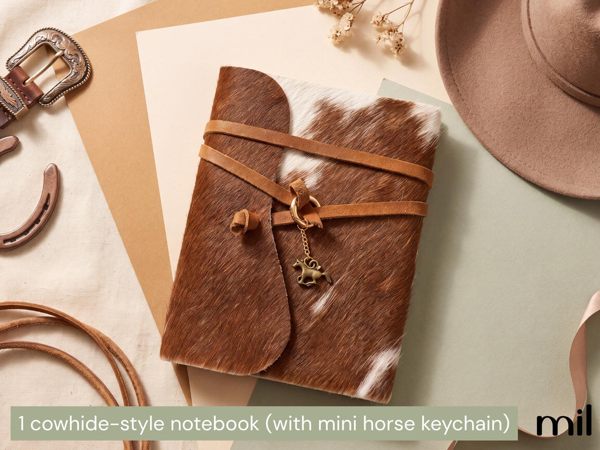 Ensemble de papeterie et accessoires « Cowboy Bookish » de qualité supérieure